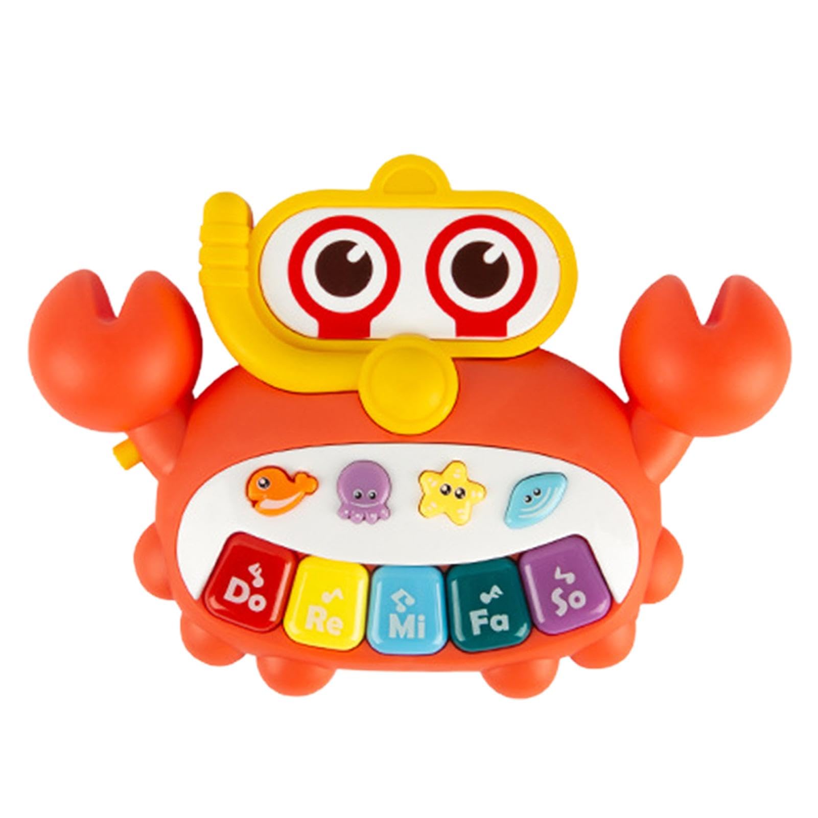 Interactive Baby Piano Toy with Lights & Sounds - Safe Educational Musical Keyboard for Toddlers - Perfect for Early Learning, Sensory Play & Gift Ideas