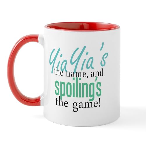 White/Red Inside - Yiayia's The Name! Mug
