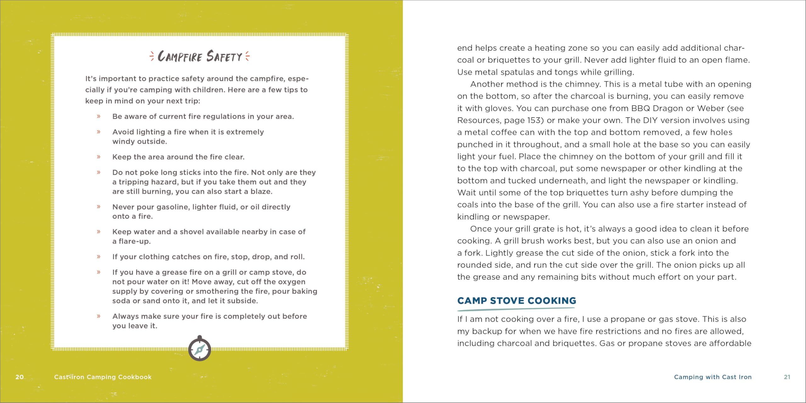 Cast Iron Camping Cookbook: 50 Easy Skillet Recipes for Outdoor Cooking - Perfect for Camping, Backpacking & RV Trips