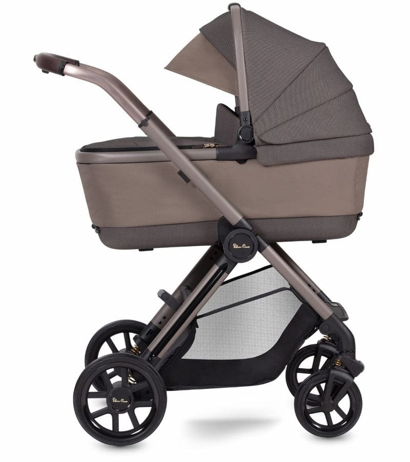Silver Cross Reef Stroller with Folding Bassinet - Lightweight Compact Travel Baby Stroller for Newborns & Toddlers - Perfect for Shopping, Travel & Daily Walks