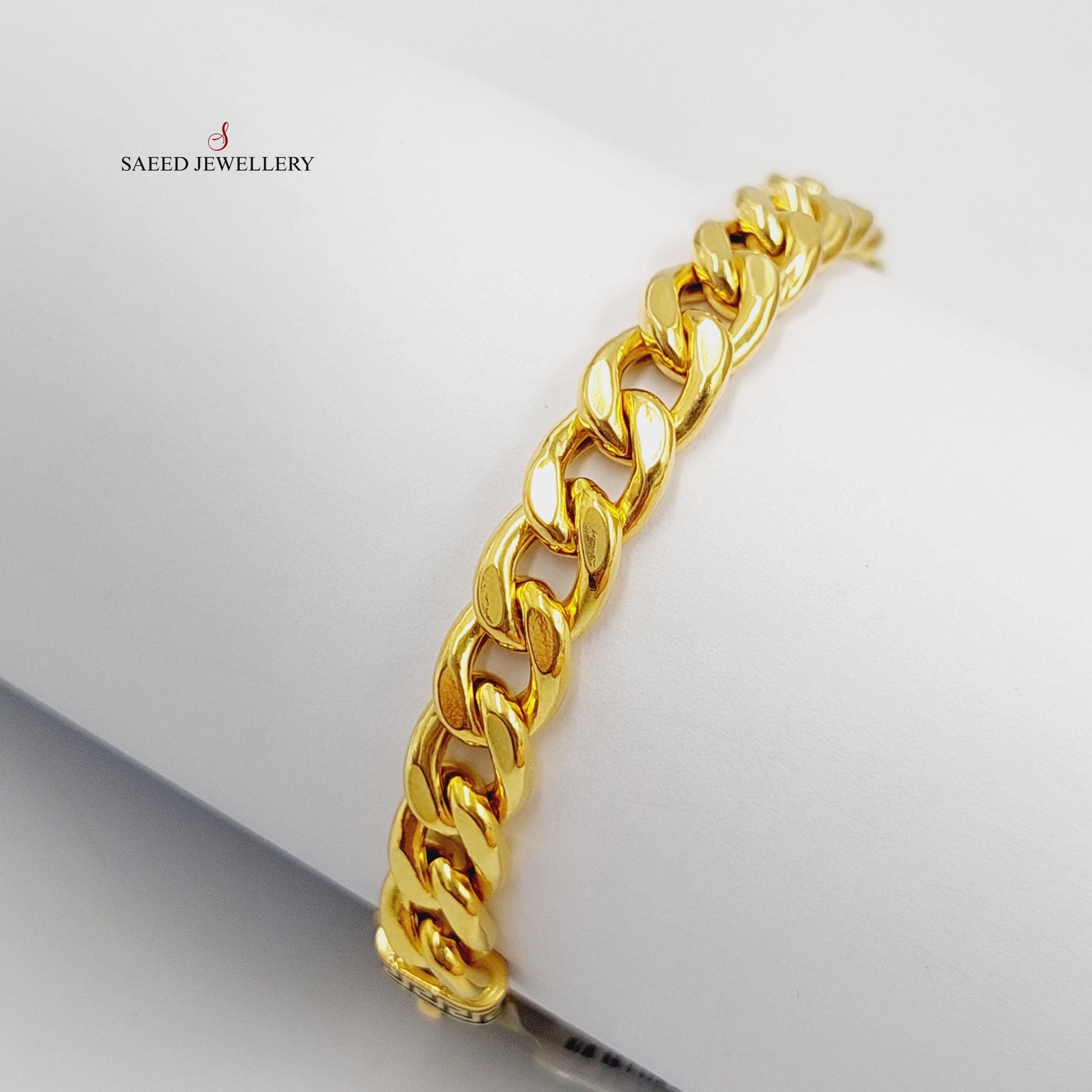 Stylish Enameled Cuban Link Bracelet for Men & Women - Trendy Hip Hop Jewelry Gift for Parties & Everyday Wear