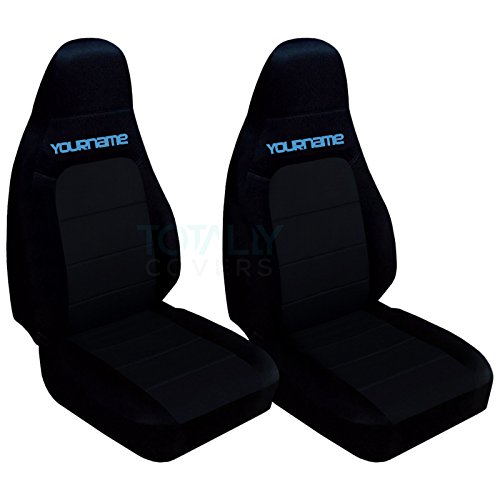Black with Light Blue