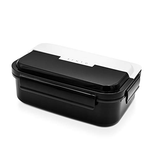 Stainless Steel Thermal Lunch Box - Insulated Bento Food Container for Office, School & Picnics | Leak-Proof Portable Meal Prep | Eco-Friendly & Durable (Black) | Perfect for Work Lunches, Student Meals & Outdoor Dining