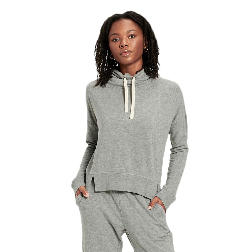 UGG Women's Miya Funnel Neck Sweatshirt - Cozy Fleece Pullover for Winter & Fall | Casual Outfit, Lounge Wear & Street Style Fashion