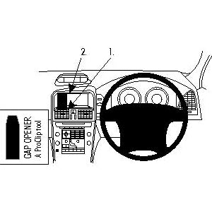 Volvo XC60 (2009-2017) No-Drill Center High Left Dashboard Mount - Perfect for GPS, Phone Holders & Dash Cams - ClicOn Car Accessories