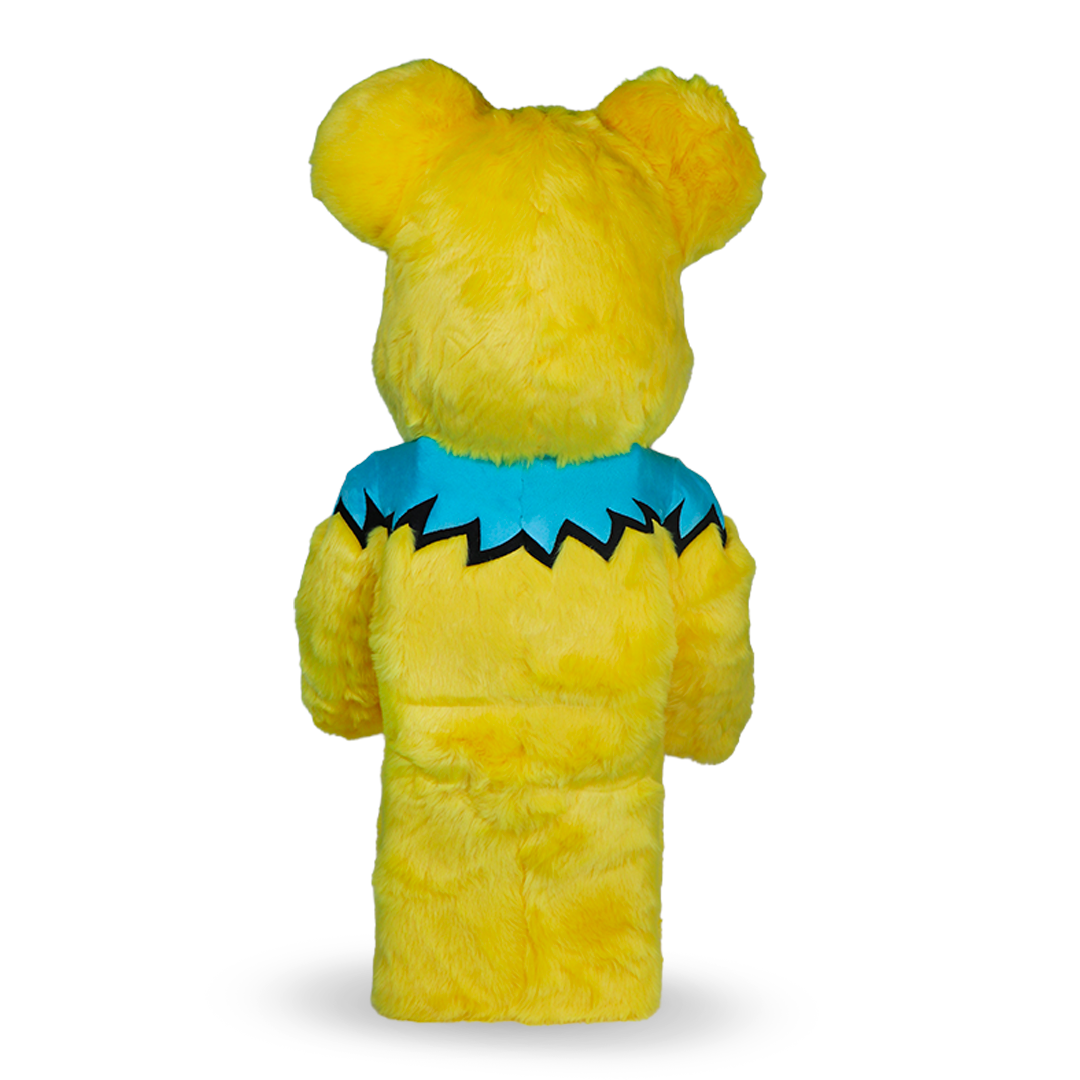 1000% Bearbrick Grateful Dead Dancing Bears Costume Version - Yellow Collectible Figure for Home Decor & Pop Art Display