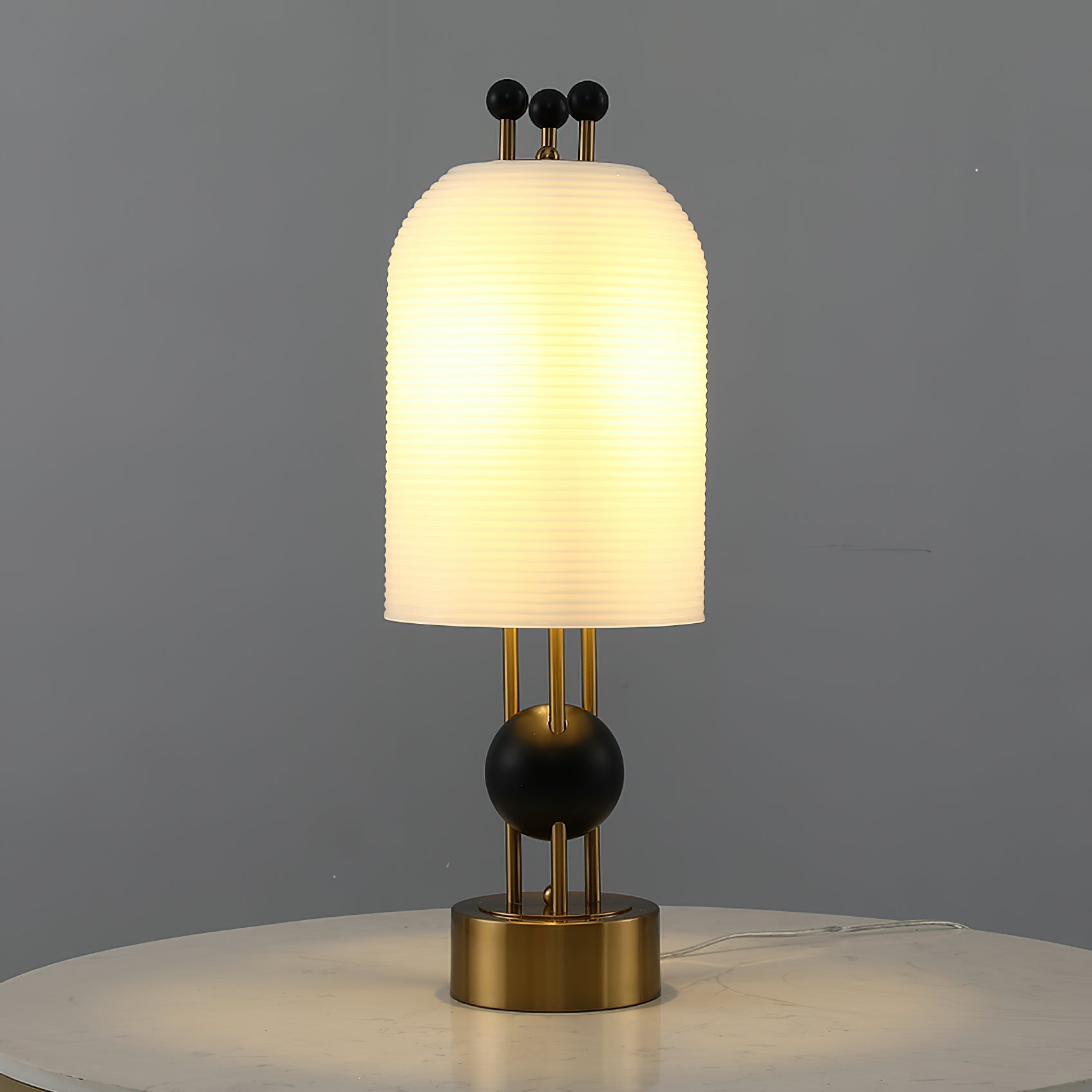 Bertha Table Lamp - Modern LED Desk Light with Adjustable Brightness, Perfect for Home Office, Bedroom, and Reading Nook