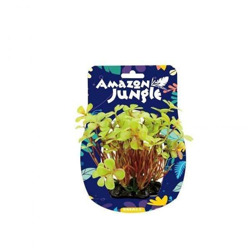 Amazon Jungle 4 Leaf Clover Display - 10-12cm Lucky Charm for Home Decor, Office Desk & Gift Giving