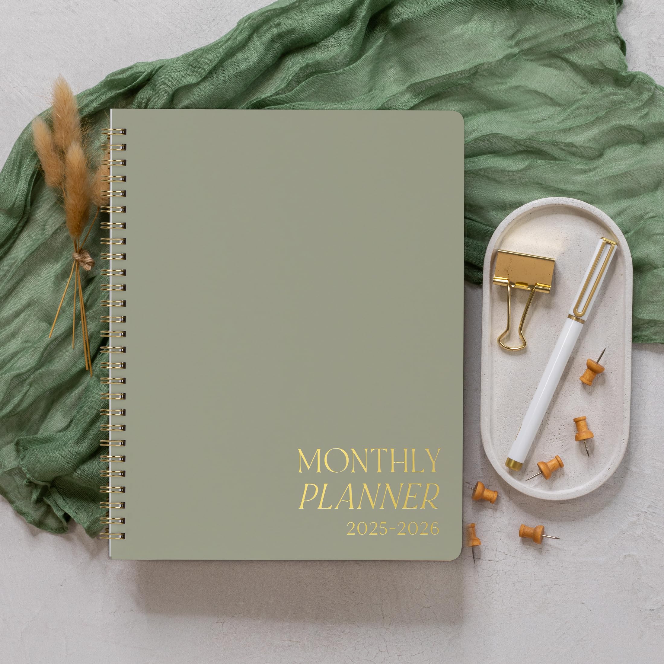 2025-2026 Monthly Planner & Calendar Book - Productivity Organizer with To-Do Lists for Work, School & Personal Tasks | January 2025-December 2026 | Perfect for Office, College & Daily Planning