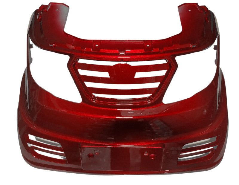 Red & Black Front Bumper for Cars - Durable Auto Body Replacement Part - Perfect for Off-Roading & Daily Driving