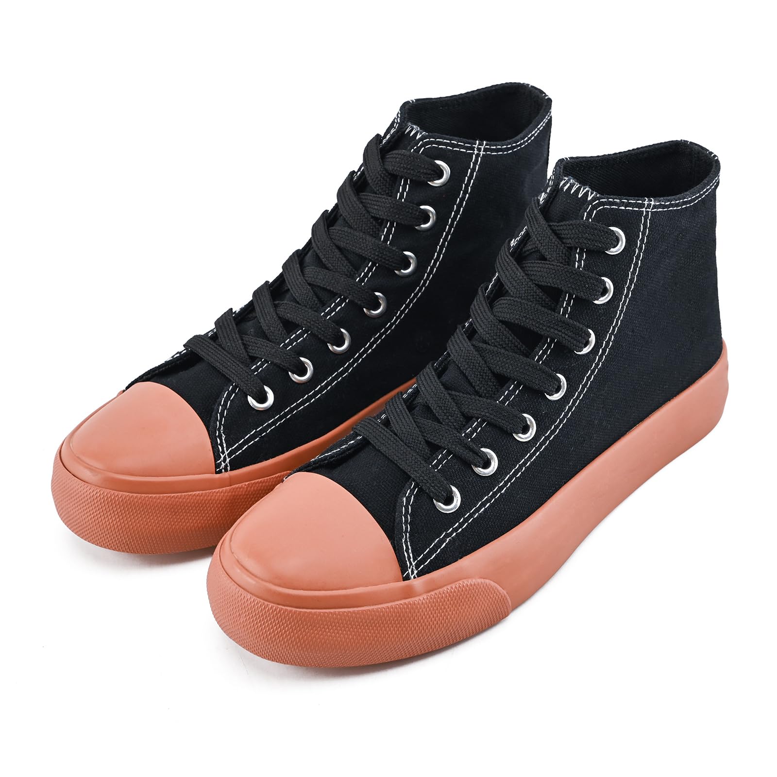 Sharllen Men's High Top Canvas Sneakers - Classic Casual Lace Up Shoes for Walking & Everyday Wear | Comfortable Fashion Sneakers for Men | Perfect for Street Style, Work & Weekend Outings