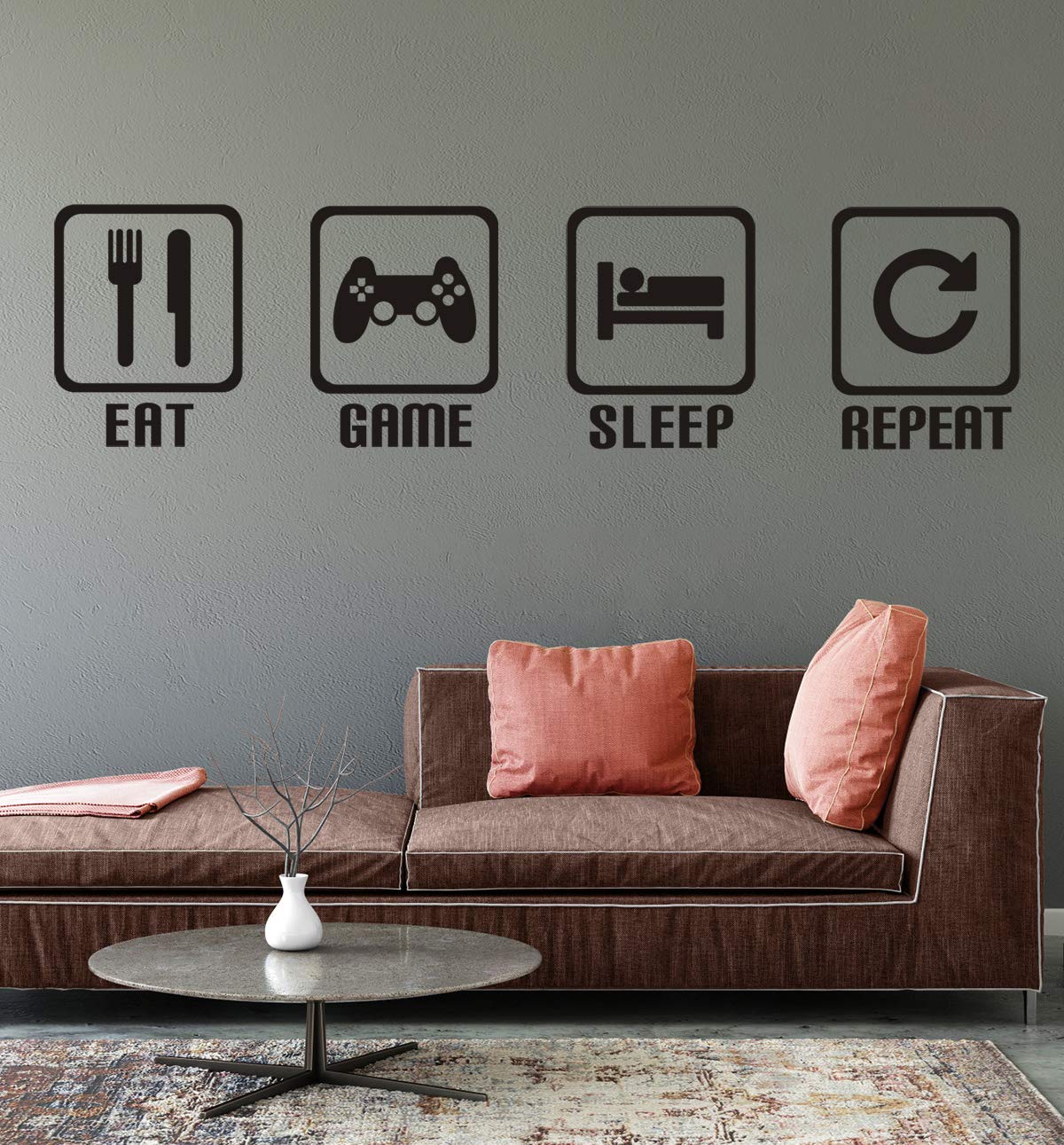 KAIRNE Gaming Wall Sticker - Minecraft Room Decor for Boys & Gamers