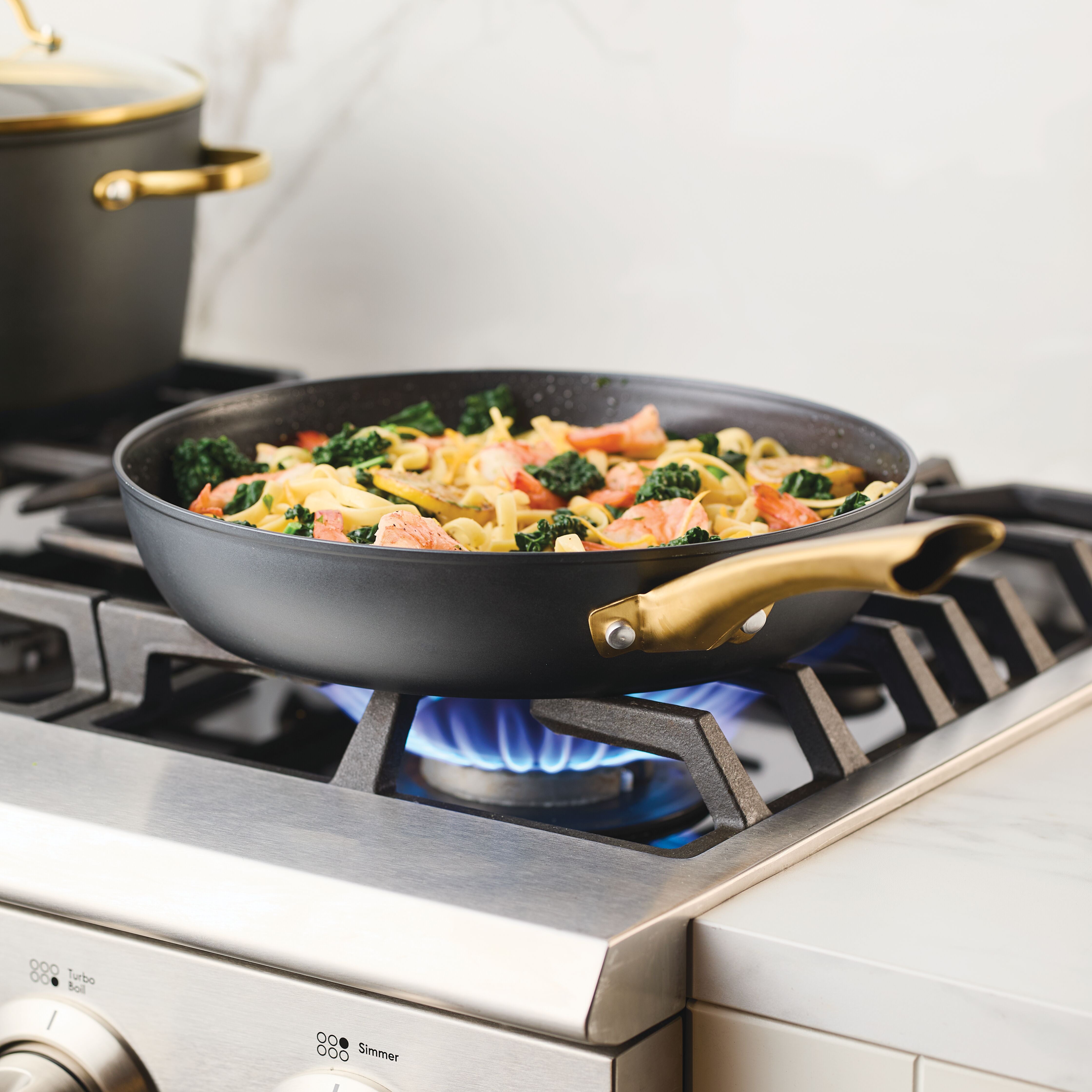 12.25 Inch Ceramic Nonstick Frying Pan - Healthy Cooking Skillet for Eggs, Pancakes & Stir Fry | Oven & Dishwasher Safe | PFOA-Free Non-Stick Coating | Perfect for Home Kitchen & Restaurant Use