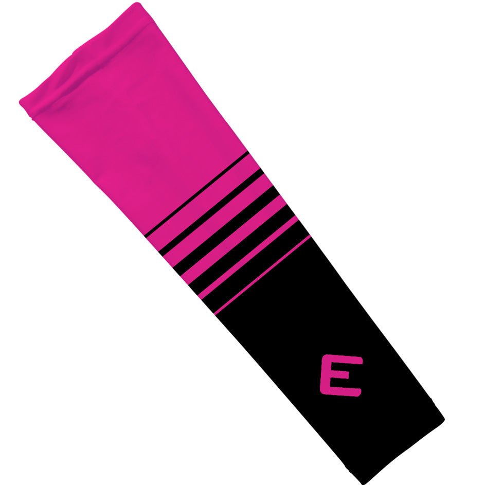 Pink Crossbar Arm Sleeve - Breathable UV Protection Sports Arm Sleeves for Cycling, Running & Outdoor Activities | Sun Protection for Women & Men