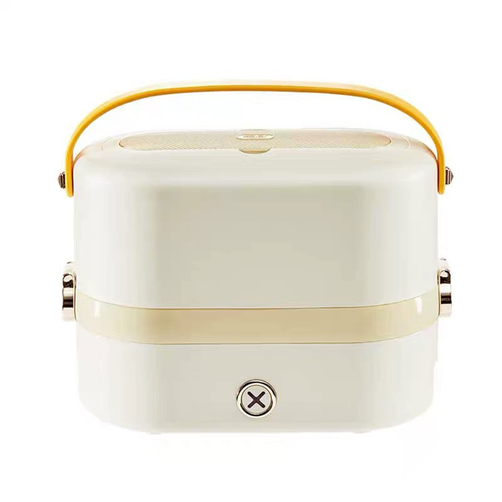 Portable Electric Lunch Box - Self-Heating Insulated Food Container for Office Workers | Plug-in Heating for Hot Meals | Fresh-Keeping Design | Perfect for Office Lunch, Travel & Outdoor Activities (White)