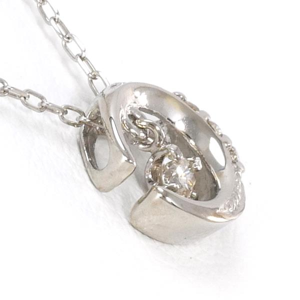 10K White Gold Diamond Necklace for Women - Elegant Pendant Jewelry Gift for Anniversary, Wedding & Special Occasions