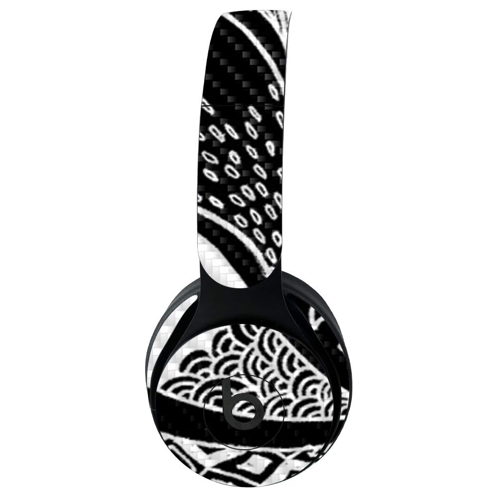 Premium Carbon Fiber Skin for Beats Solo Pro Wireless Headphones - Protective & Durable Textured Cover | Easy to Apply & Remove | Made in USA | Perfect for Gym, Travel & Daily Use