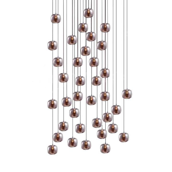 Modern Cubie Chandelier - Elegant Crystal Ceiling Light Fixture for Dining Room, Living Room & Bedroom | Perfect for Home Decor & Wedding Venues