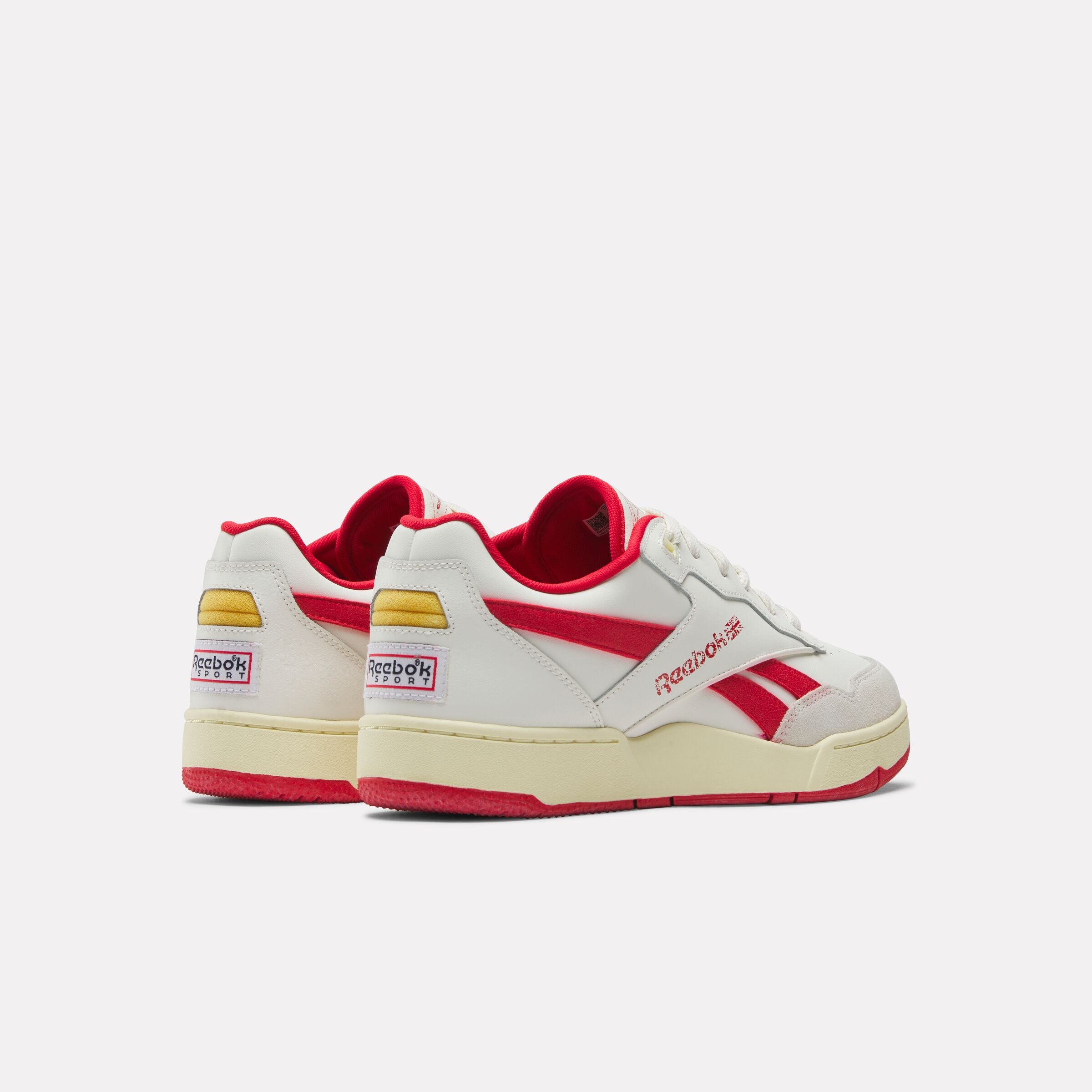 BB 4000 II Basketball Shoes - Chalk/Weathered White/Vector Red - High-Performance Basketball Sneakers for Indoor & Outdoor Courts