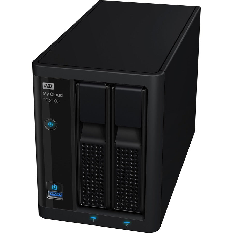 WD 0TB My Cloud Pro Series PR2100 Network Attached Storage (NAS) - USB 3.0 for Business Data Backup & Media Streaming - Perfect for Small Offices & Home Servers