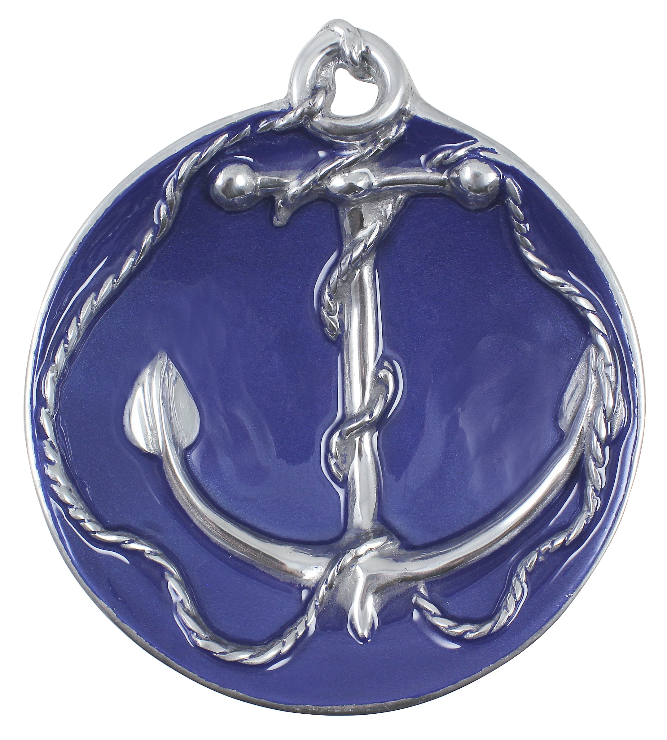 Cobalt Anchor Dip Dish - Elegant Mariposa for Home Decor