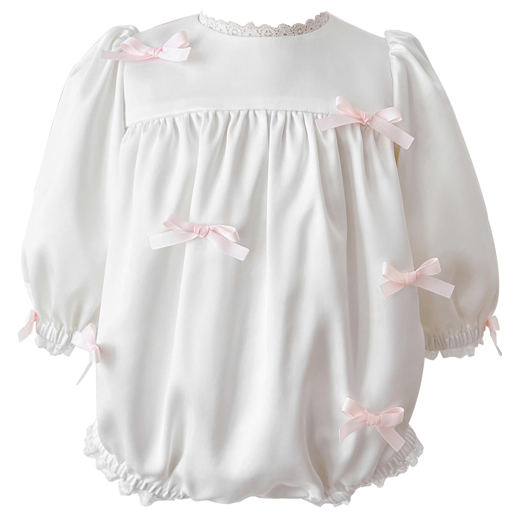 Baby Girl Long Sleeve Princess Romper - Elegant One-Piece Birthday Dress for Infants & Toddlers | Perfect for Photoshoots, Parties & Special Occasions