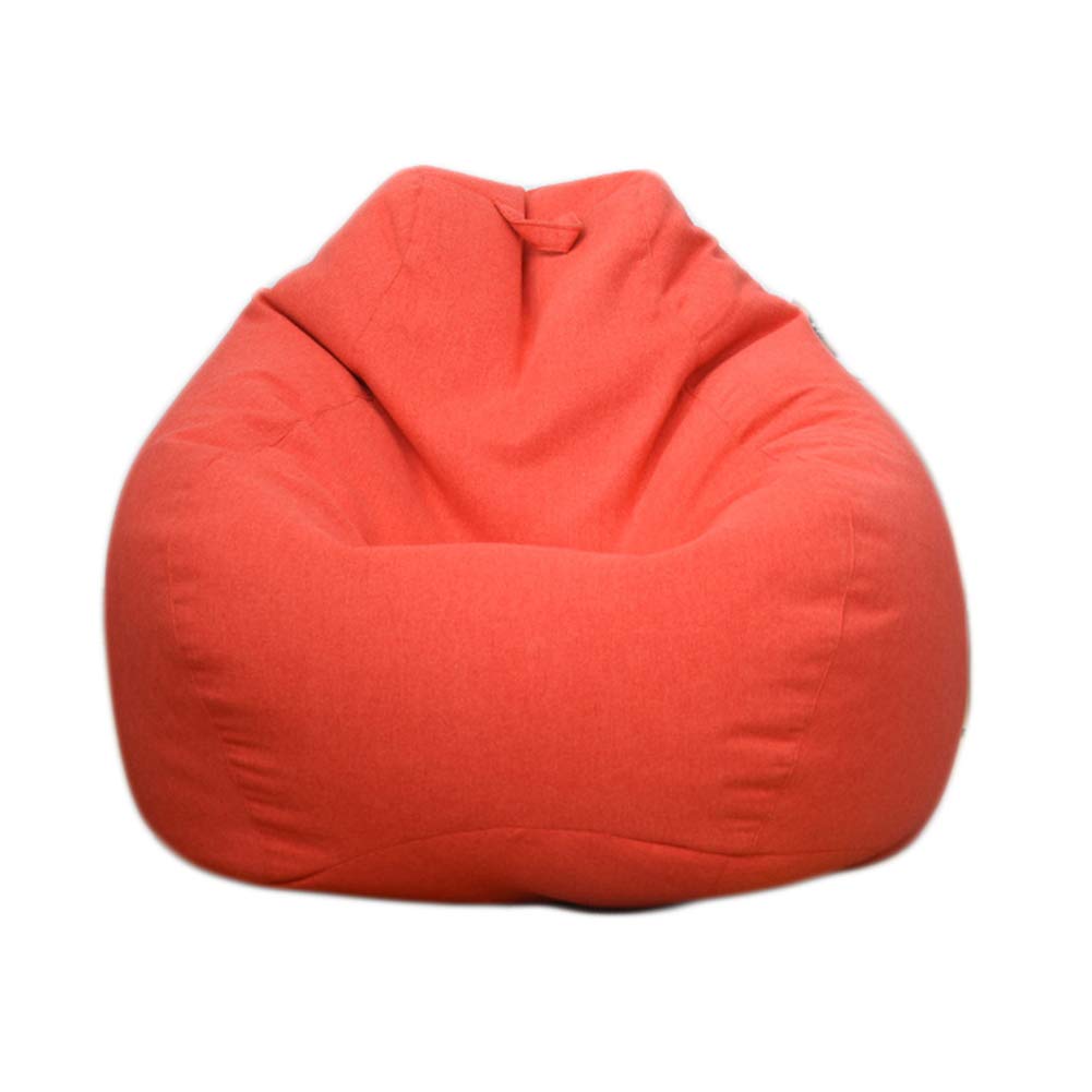 Waterproof Bean Bag Covers - Solid Color Lazy Lounger Storage Toy Bag Covers for Adults & Kids (No Filling Included) - Red | Perfect for Indoor/Outdoor Use, Playrooms, Dorm Rooms & Family Gatherings
