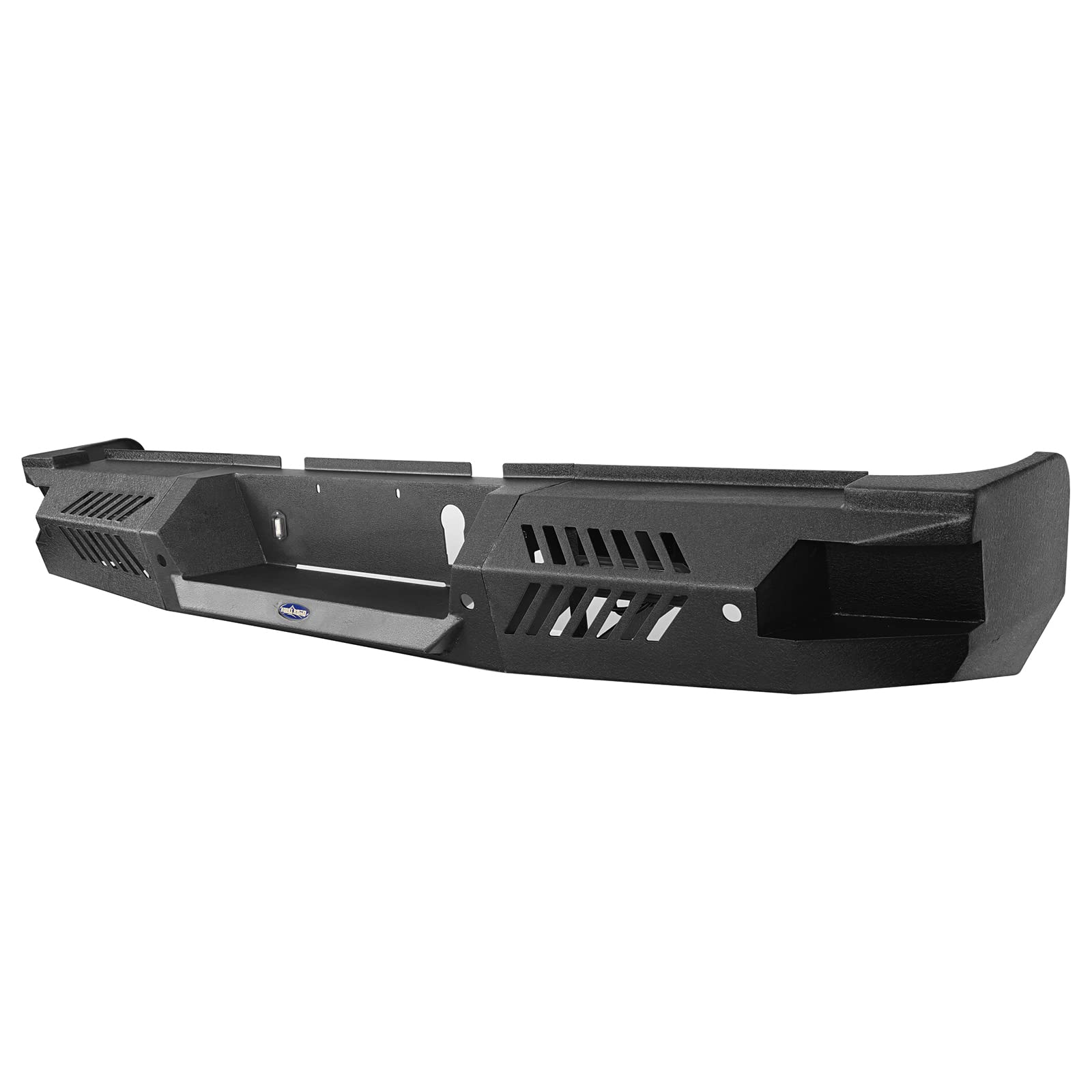 Hooke Road Heavy Duty Steel Rear Bumper with LED Lights for 2019-2024 Dodge Ram 2500 | Off-Road Truck Bumper for Enhanced Protection & Style | Perfect for Trail Riding, Towing & Off-Road Adventures