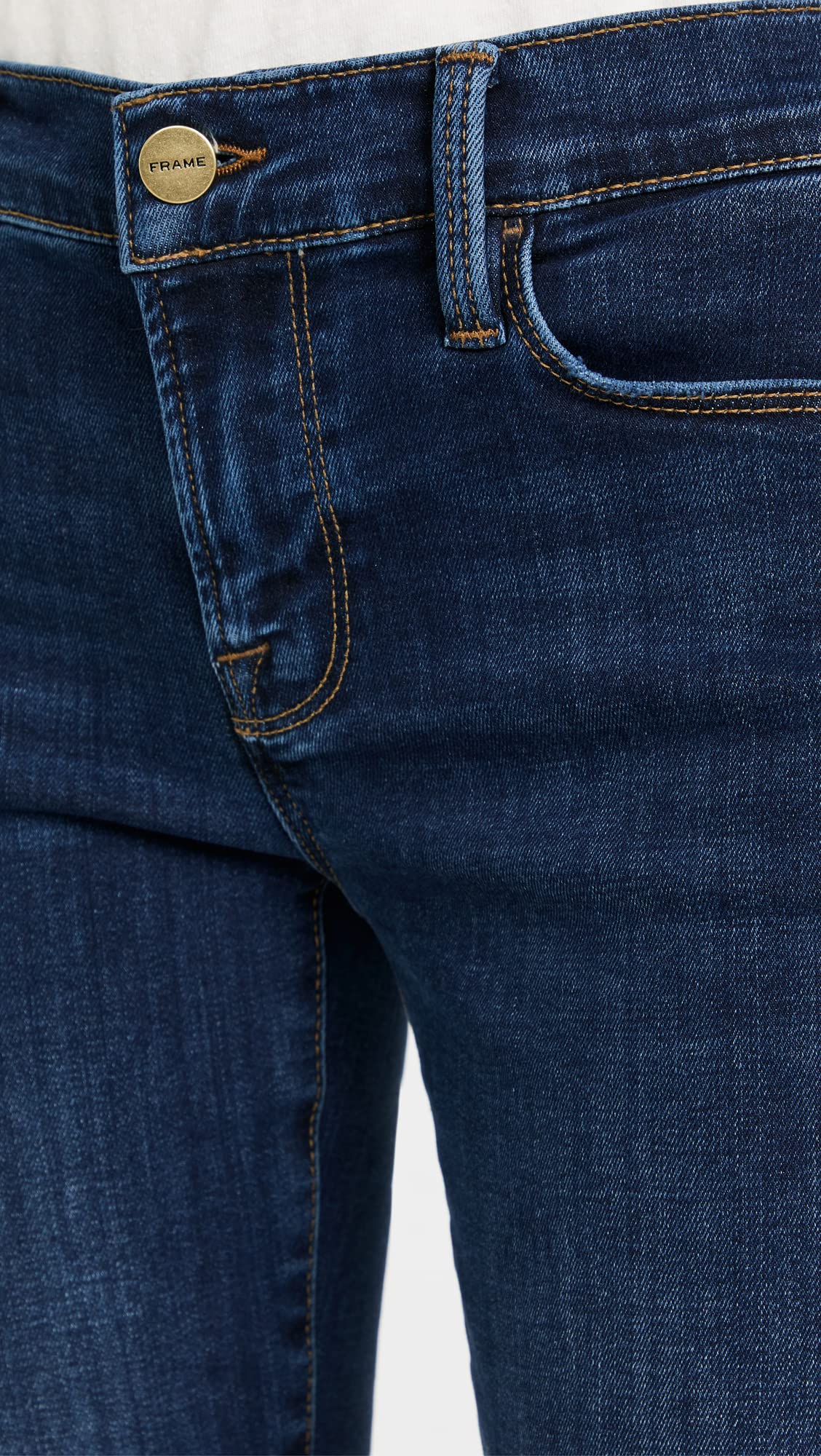 FRAME Women's Le Garcon Jeans - High Waist Skinny Stretch Denim Pants for Casual Wear & Everyday Style