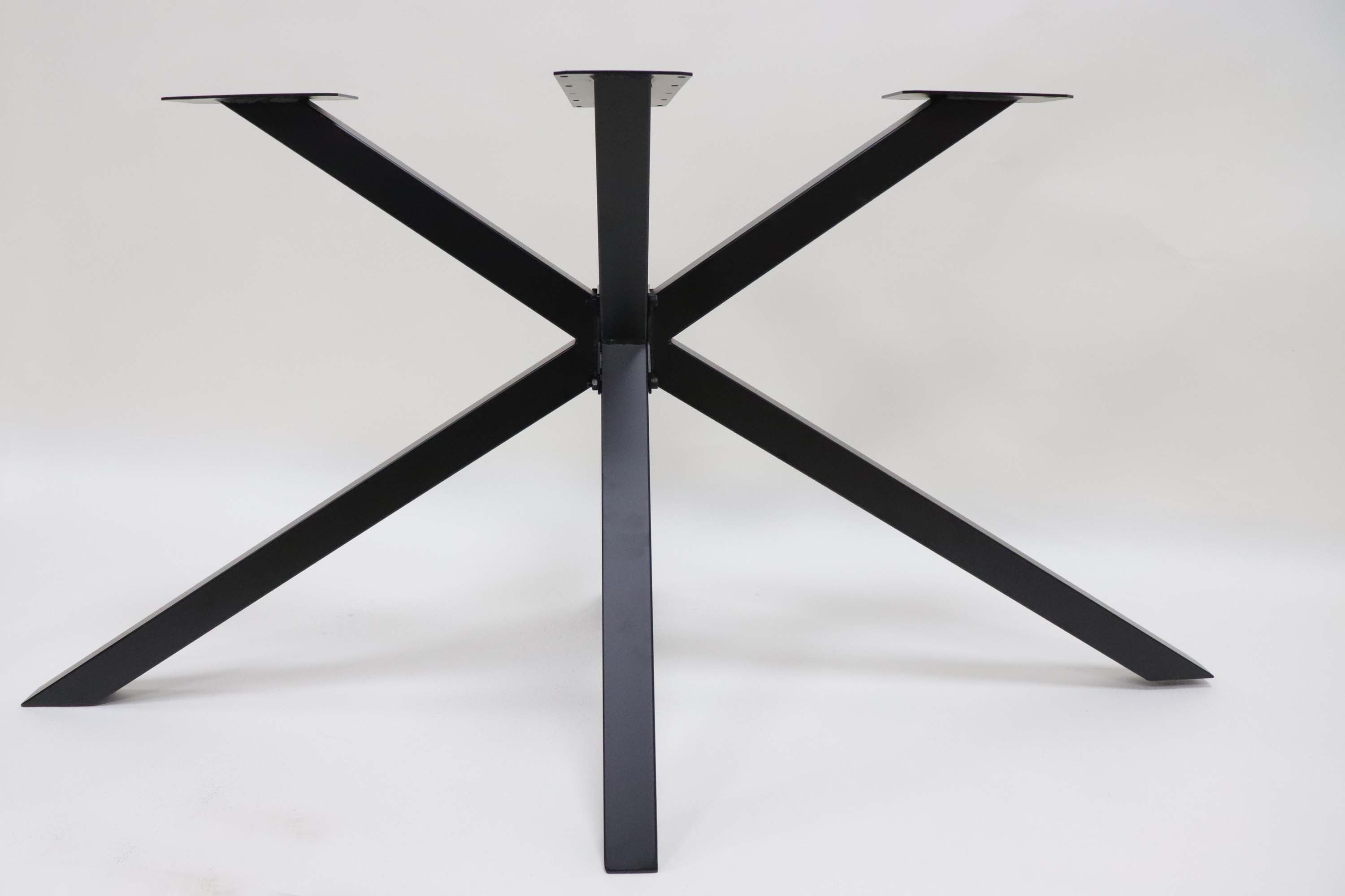 SS1310 Spider Shape Base for Long Dining Table - Heavy Duty Metal Table Legs for Large Dining Room, Kitchen, or Restaurant Use