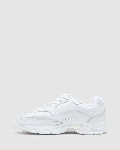 FILA Junior Graduate White Sneakers for Kids - Comfortable & Stylish School Shoes for Boys & Girls - Perfect for Running, Gym Class & Everyday Wear