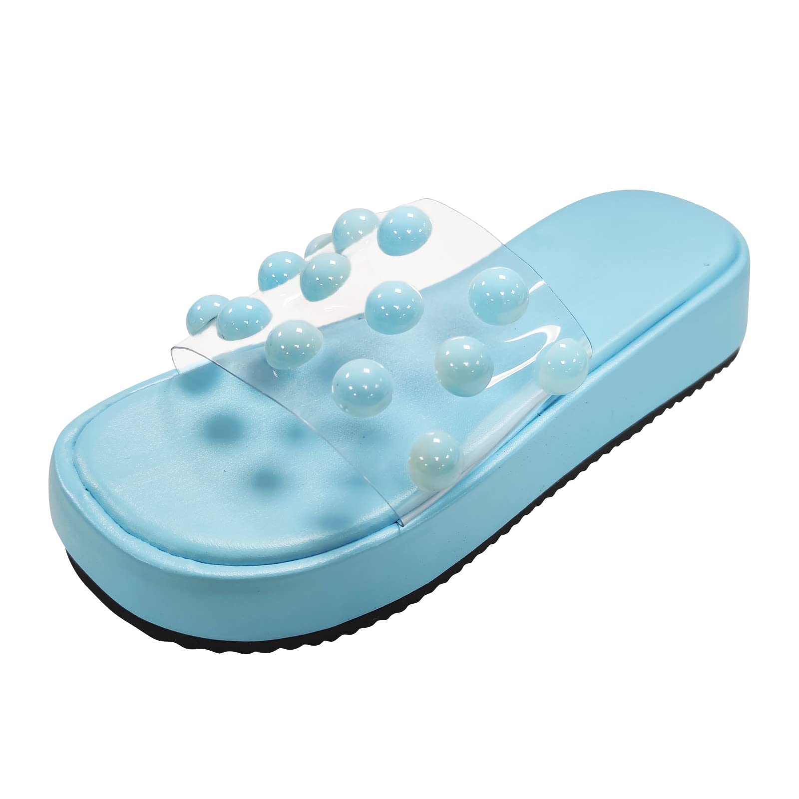 Women's Pearl Toe Wedge Sandals - Fashionable Casual Summer Open-Toe Shoes Under $10 | Perfect for Beach, Vacation & Everyday Wear
