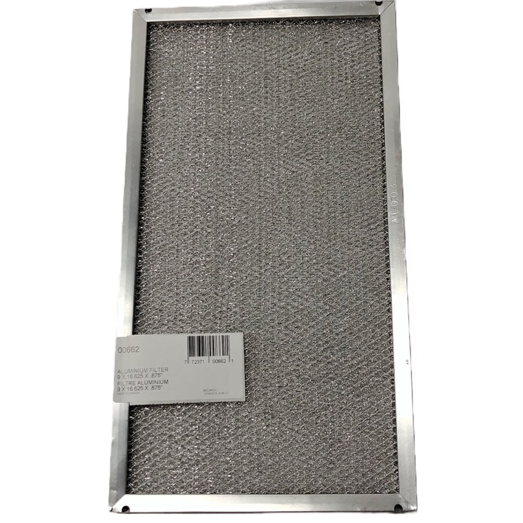 Venmar 00662 HRV Air Exchanger Replacement Filter - 16 5/8 x 9 x 3/4 Inches - High Efficiency HVAC Filter for Home Ventilation Systems | Perfect for Basements, Attics & Energy-Efficient Homes