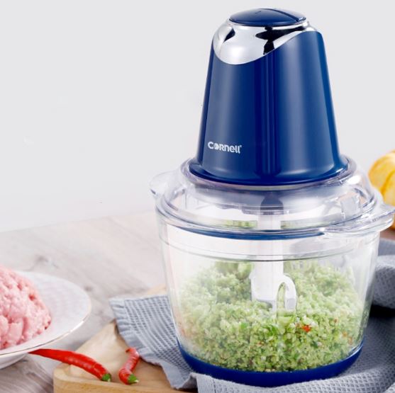 Cornell 1.8L Mini Food Chopper - CMCE180BL Electric Blender for Vegetables, Nuts & Herbs - Perfect for Meal Prep, Smoothies & Baby Food Making