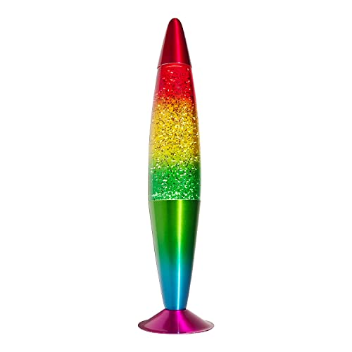 Silver Glitter Clear Liquid/Red,Yellow,Green
