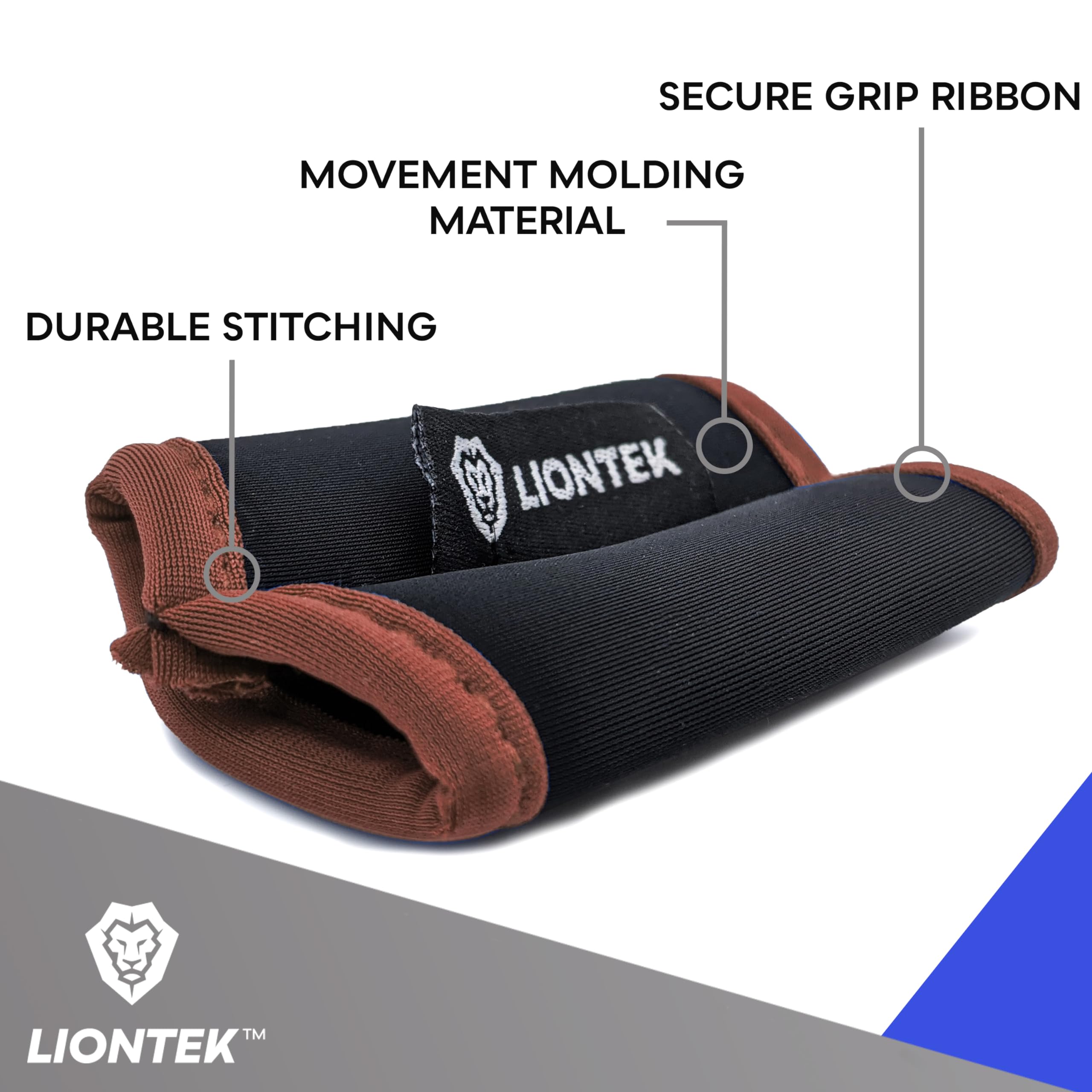 LIONTEK BJJ Double Finger Sleeve Tape Replacement - Large Size for Brazilian Jiu-Jitsu Training, MMA Grappling & Martial Arts Protection - Perfect for Finger Support During Sparring and Competition