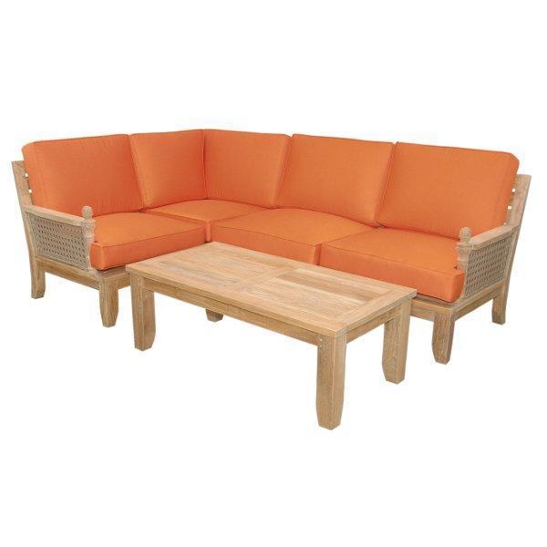 Luxury 5-Piece Modular Sectional Sofa Set - Modern Living Room Furniture for Home & Office Use