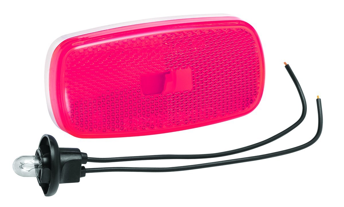 Bargman 34-59-001#59 Series Red Clearance & Side Marker Light - Heavy Duty Truck Trailer Safety Lights for Night Visibility & DOT Compliance