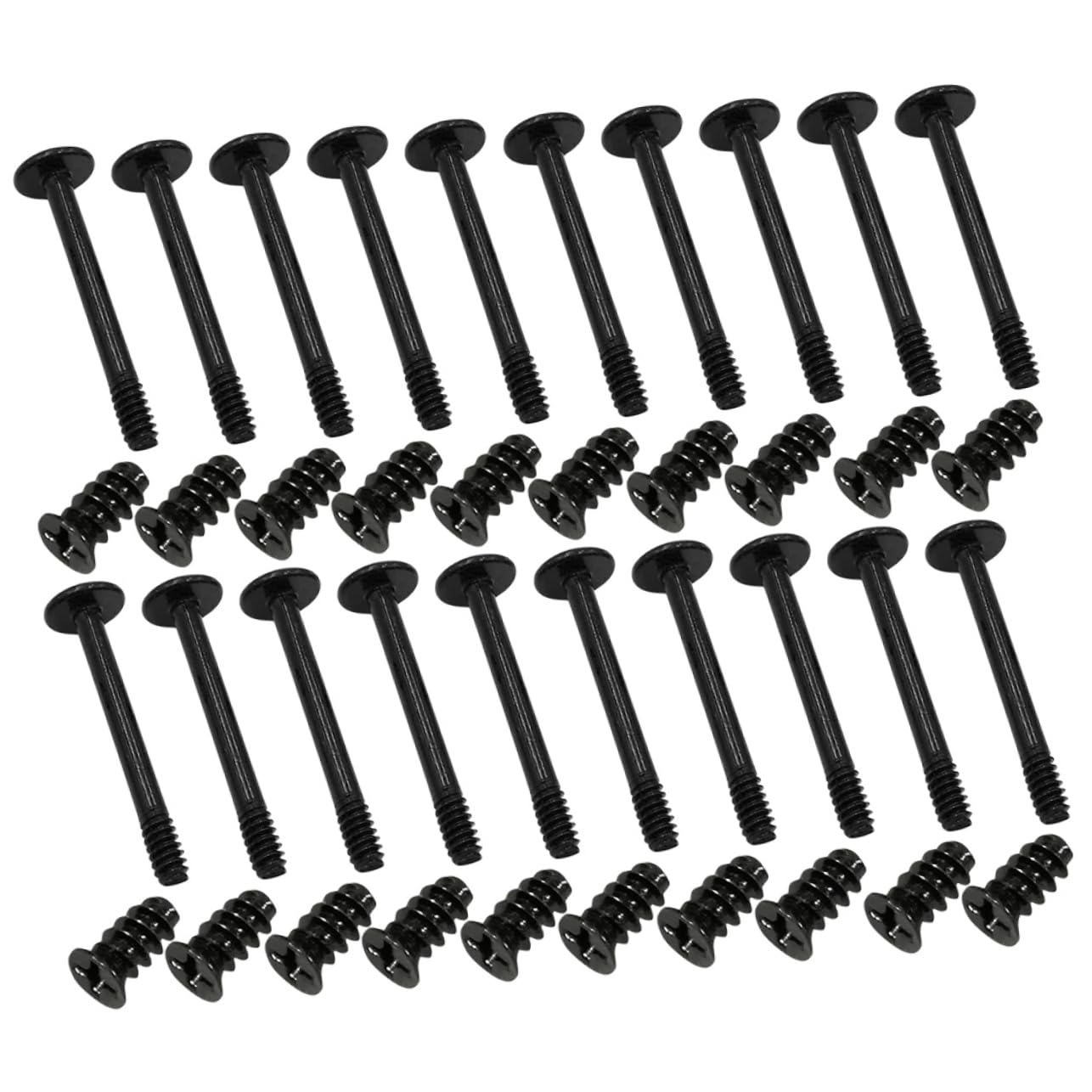 GAROZATION Computer Cooling Fan Screw Set - Long & Short Case Fan Screws for Secure PC Fan Installation | Durable & Reliable PC Build Accessories | Perfect for Gaming Rigs, Workstations & Home Office Desktops