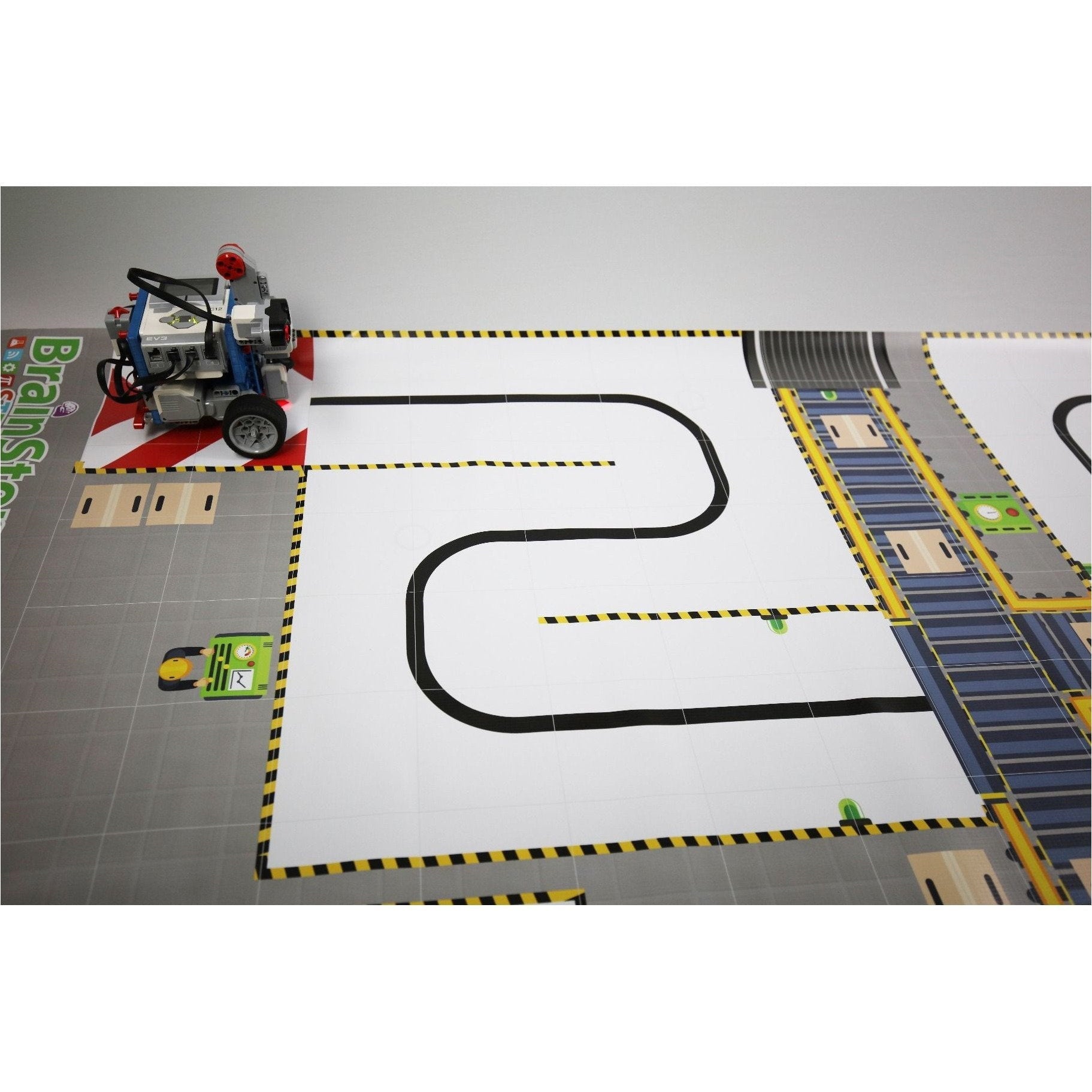 Geyer BrainStorm STEM Education Robotics Activity Mat - Advanced Robot Factory Playmat (80