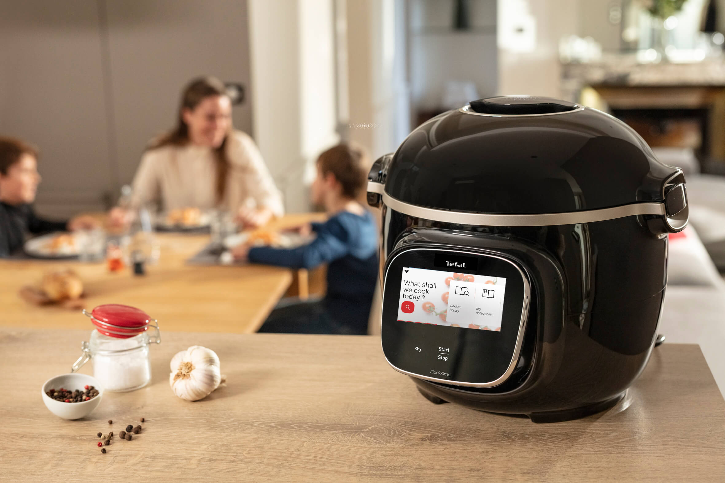 Tefal Cook4me Touch CY9128B Smart Multicooker & Pressure Cooker - 6-in-1 Programmable Electric Cooker with Bonus Crisp Lid | Perfect for Fast Meals, Steaming, Slow Cooking & More | Ideal for Busy Families & Home Chefs