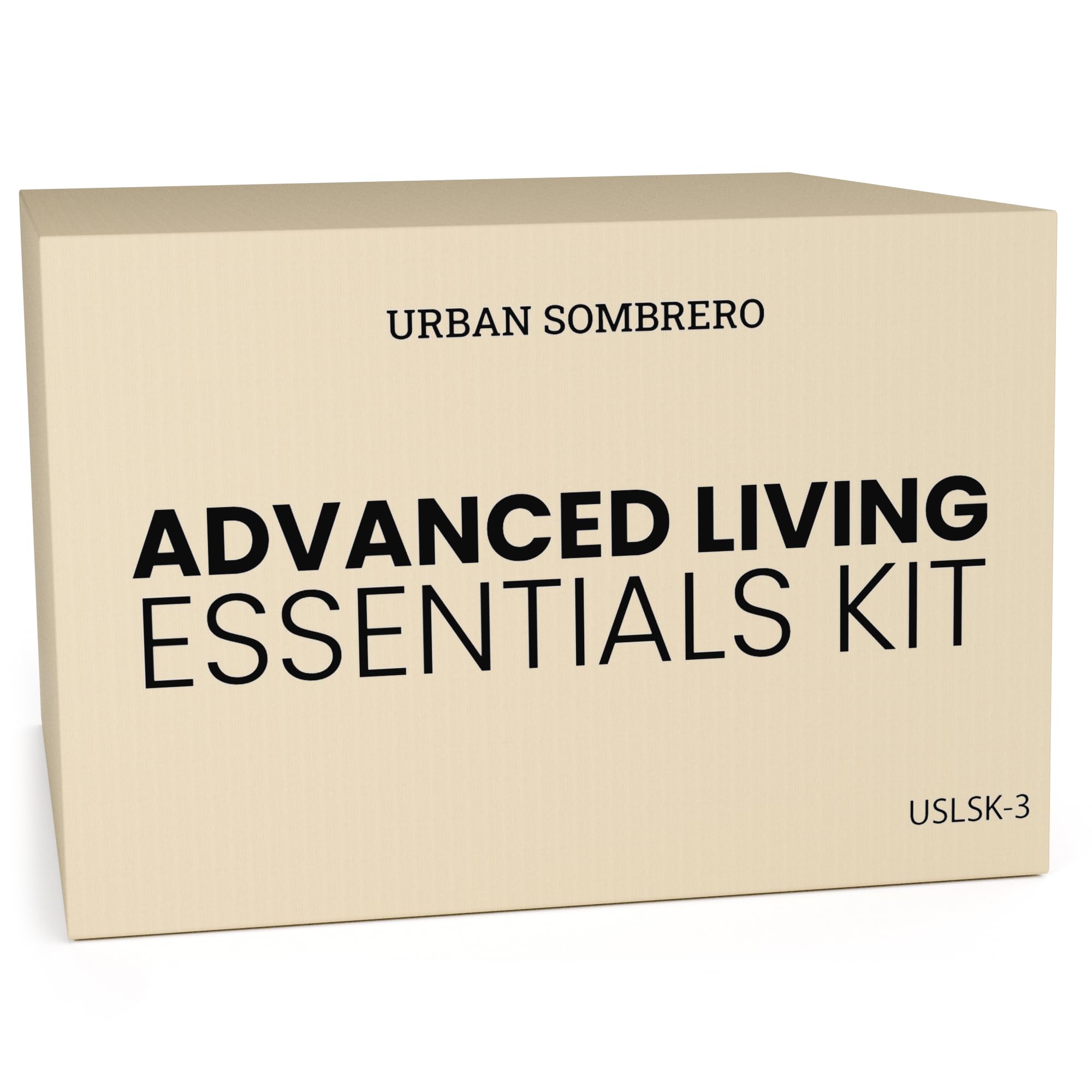 Premium Shaving, Hand & Body Care Kit with Paper Products & Utensils - Complete Grooming & Hygiene Essentials for Home, Travel & Emergency Preparedness