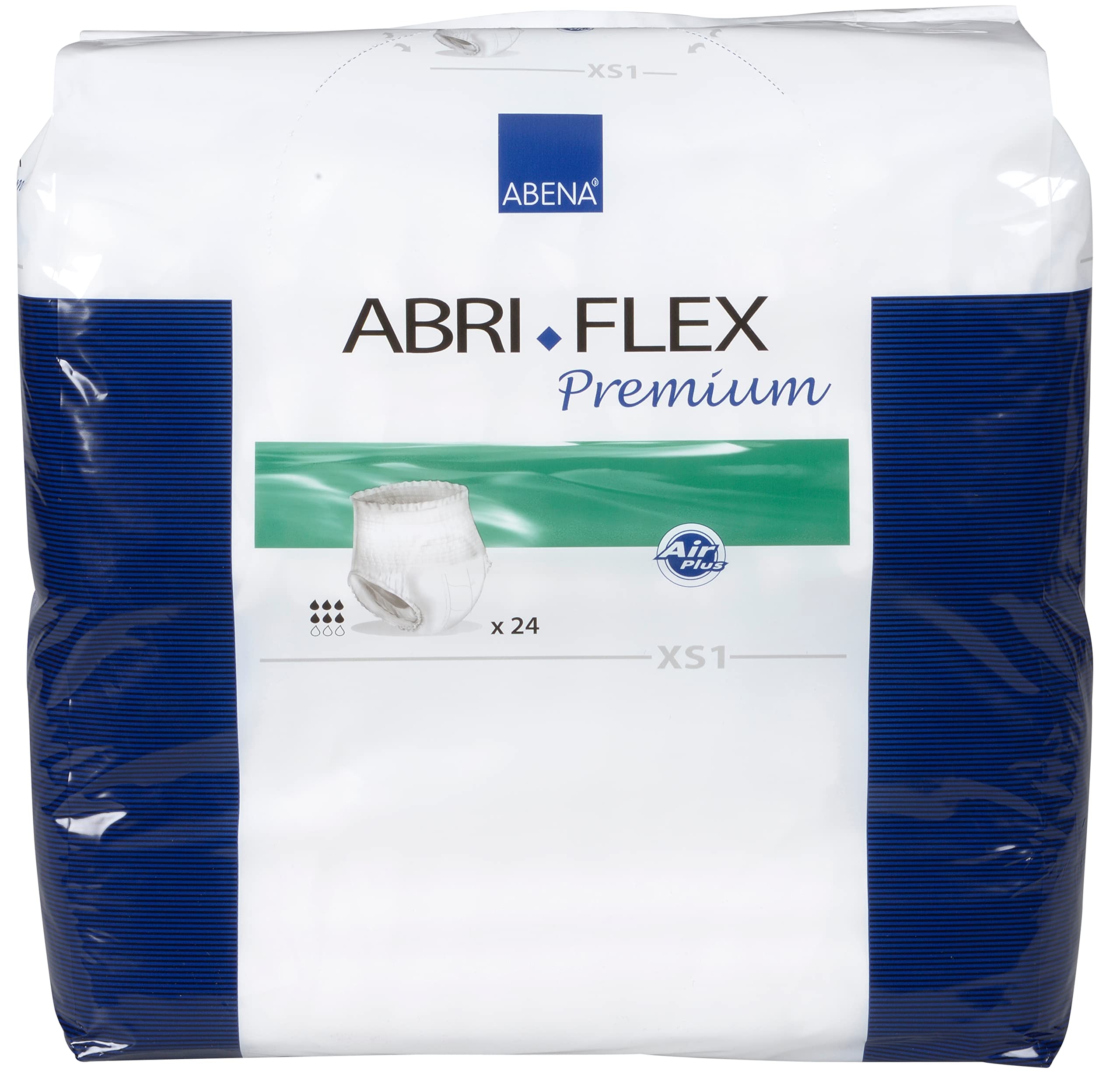 Abena Abri-Flex Premium Protective Underwear for Adults - Level 1 Absorbency, Extra Small (96 Count) - Ideal for Light Incontinence, Travel & Active Lifestyles