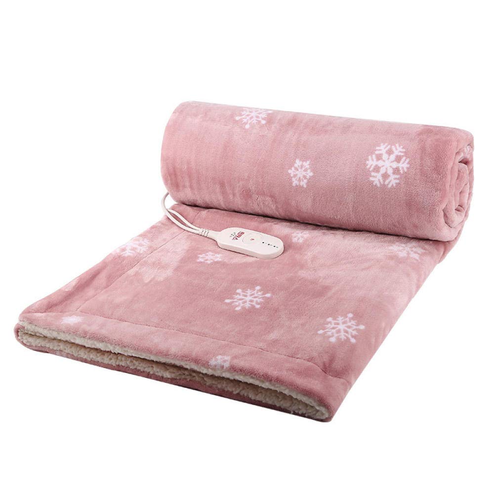 KaO0YaN Electric Heating Blanket - Adjustable Temperature Control for Home, Single/Double Size (180x150cm) - Soft Pink Warming Blanket for Bed, Couch & Knee Comfort - Perfect for Winter Nights & Cold Weather Use