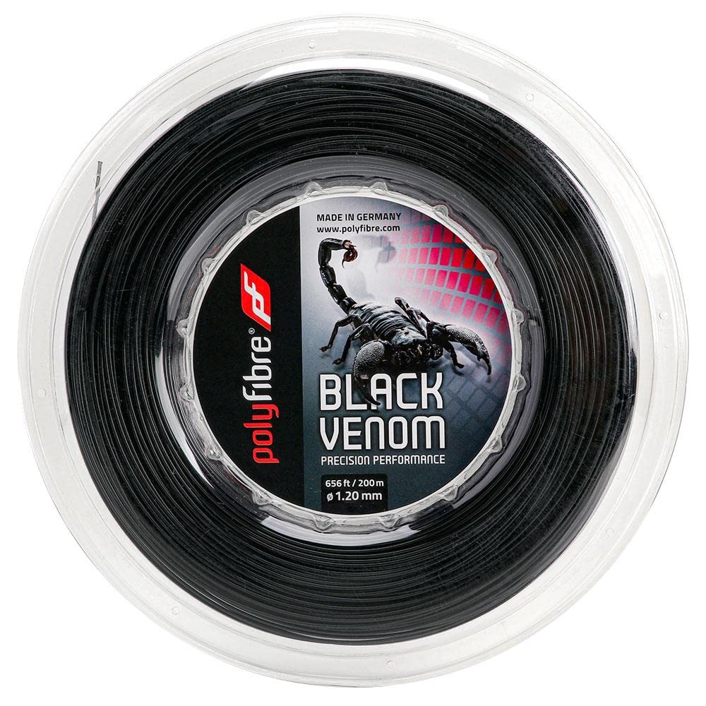 Premium Unisex Black Venom String Reel - 1.2mm Thickness, 200m Length - Ideal for Fishing, Camping & Outdoor Sports Accessories