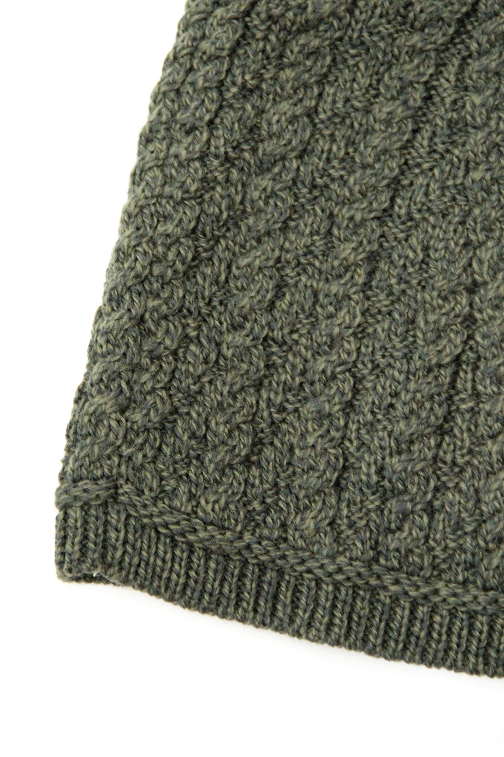 Aran Crafts Women's Cable Knit Soft Collar 3 Button Coat - 100% Merino Wool Winter Jacket for Women | Warm & Stylish Outerwear for Fall, Winter & Holiday Season