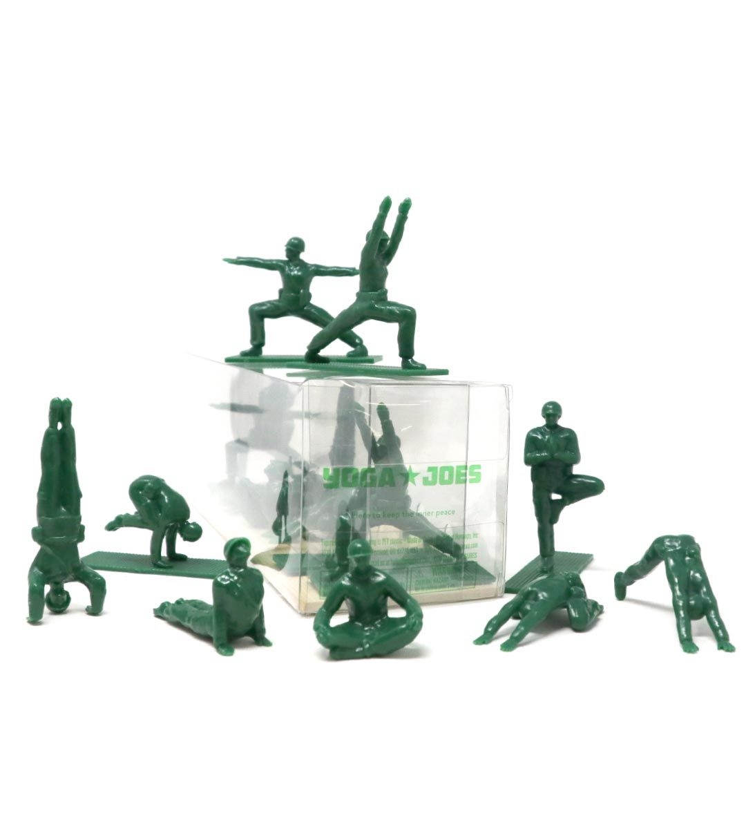 3 Yoga Joes Series 1 Action Figures - Collectible Military Yoga Pose Toys for Kids & Adults | Perfect for Yoga Enthusiasts, Gift Giving & Home Decor