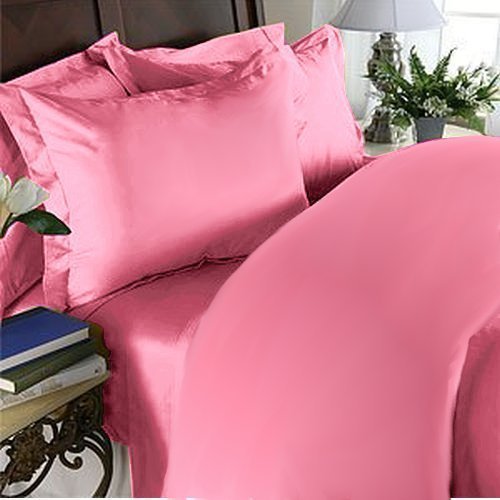 Luxury 1500 Thread Count Egyptian Cotton Duvet Cover Set - Wrinkle & Fade Resistant, King/California King Size, Light Pink - Perfect for Master Bedroom, Guest Room & Hotel Decor