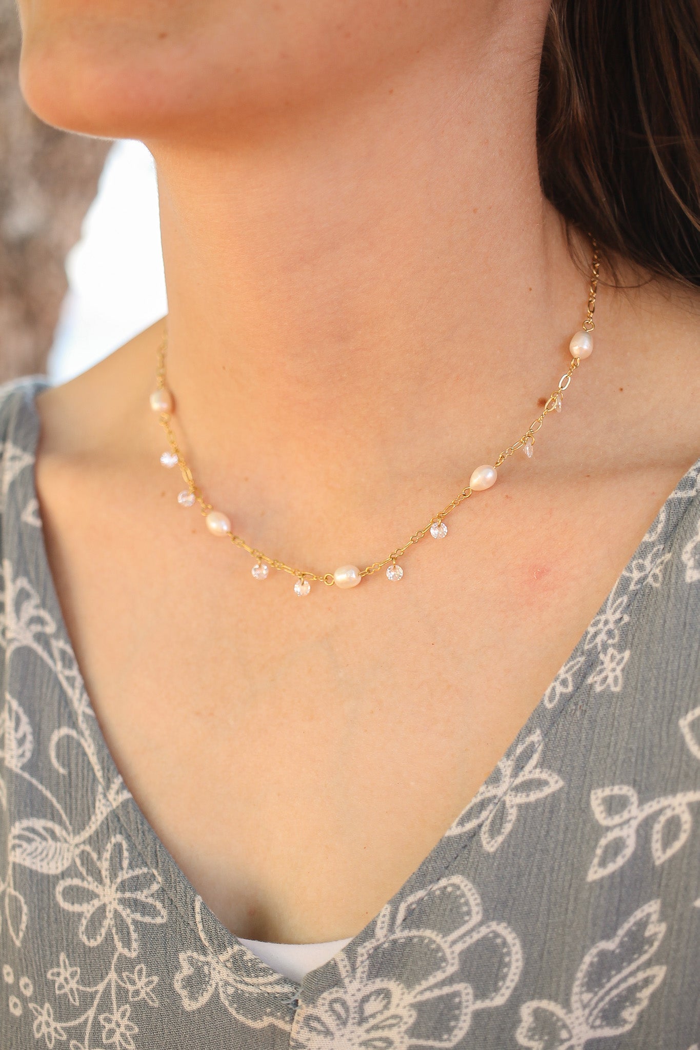 Andrielle Gold Necklace for Women - Elegant Layering Pendant Jewelry for Everyday Wear & Special Occasions