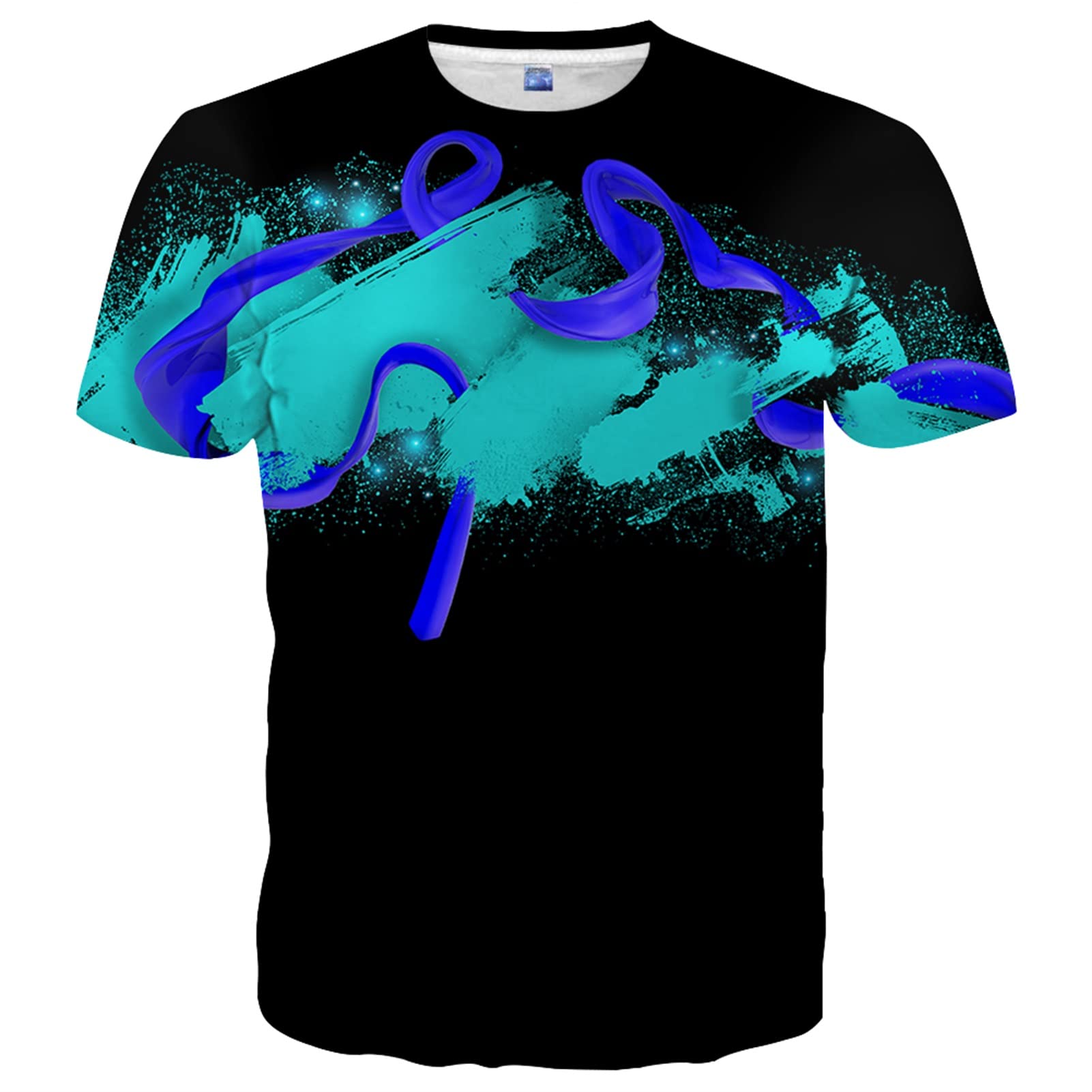 Yasswete Unisex 3D Printed Short Sleeve T-Shirt for Men & Women - Fashion Graphic Tee for Casual Wear, Street Style & Everyday Outfits
